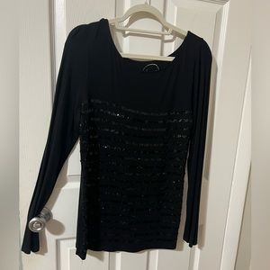 Fabulous black w/ sequins too from Inc. Absolutely LOVE this top!